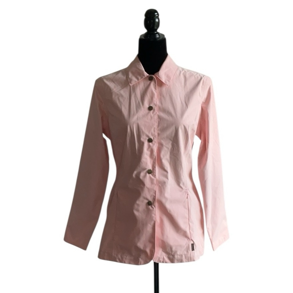 Barbour Women's Kelsall Rose Pink Jacket Button Front Lightweight, size US 6